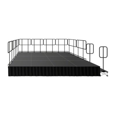 Ограждение для подиума — Intellistage step guard rail panels