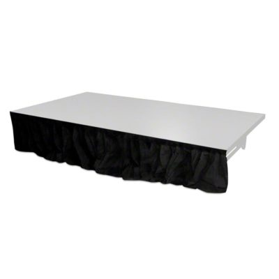 ProFlex Polyester stage platform Skirt pleated PFSK1X40PP