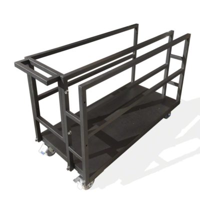 Тележка на 10 платформ 1м х 1м и ножек к ним – Intellistage Universal Trolley Transportation Storage system ISCART