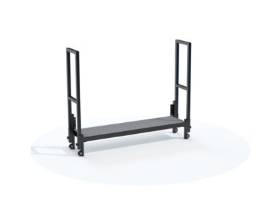 Универсальная лестница на 40 см с колесами и поручнями 1 м — PROFLEX STAIRS PACKAGE HIGH STAGE PFSTAIRE1