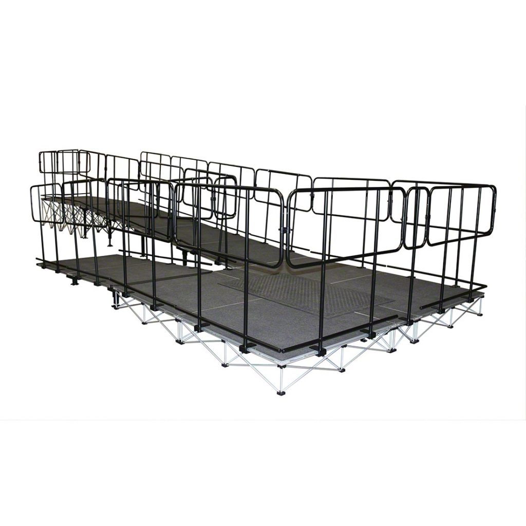 Interior Switch Back Ramps Пандус инвалидный винтовой с ограждением Алюминий 60 см – Intellistage ...